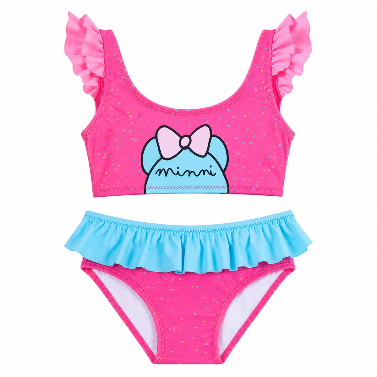 Girls 2 Pieces Graphic Swimwear