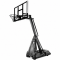 Spalding The Beast Stealth 60 Inch Glass Portable Basketball Hoop