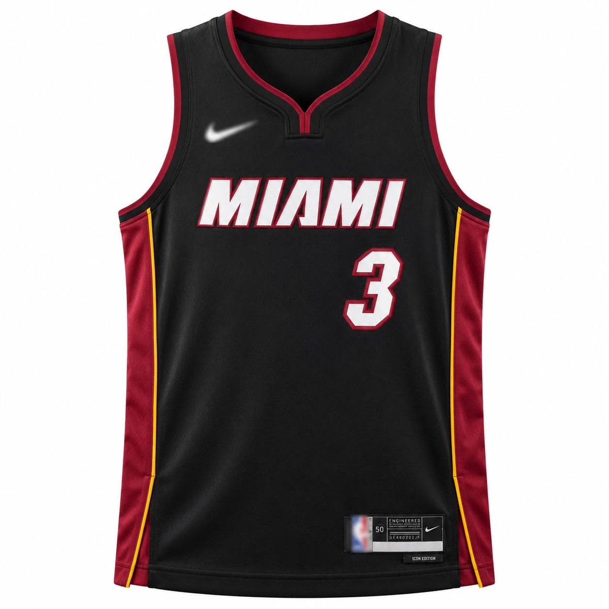 Miami Heat Dwayane Wade #3 Basketball Jersey