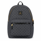 Monogram Denim Casual Backpack | 21L Everyday School & Travel Bag