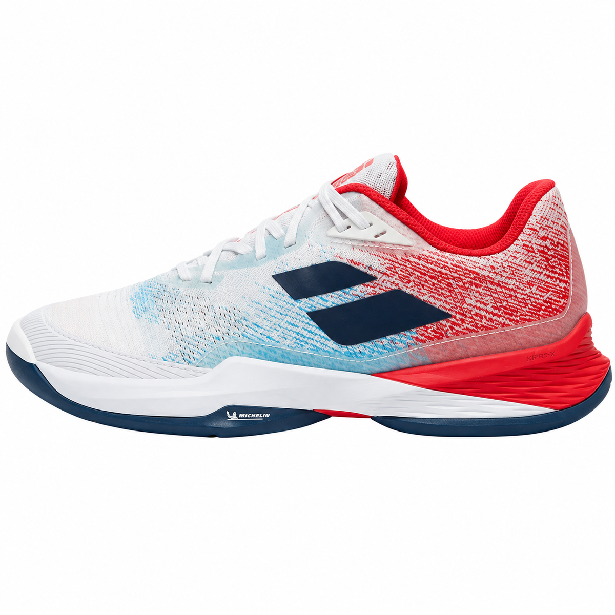 Babolat Jet Mack 3 All Court Shoes -White\ Red\ Blue