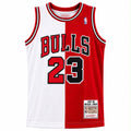 Michael Jordan #23 Chicago Bulls Split Design Mesh Basketball Jersey