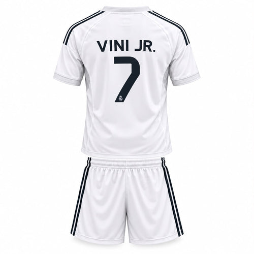 Vini JR Real Madrid Home Kit ( Jersey & Short) Set