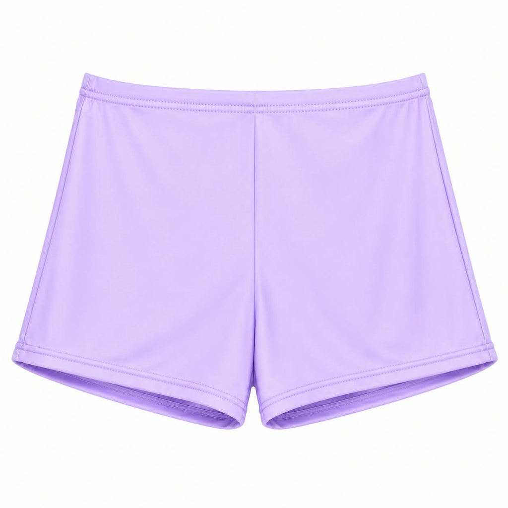 Womens Swimsuit-High Waisted Short Bikini Set