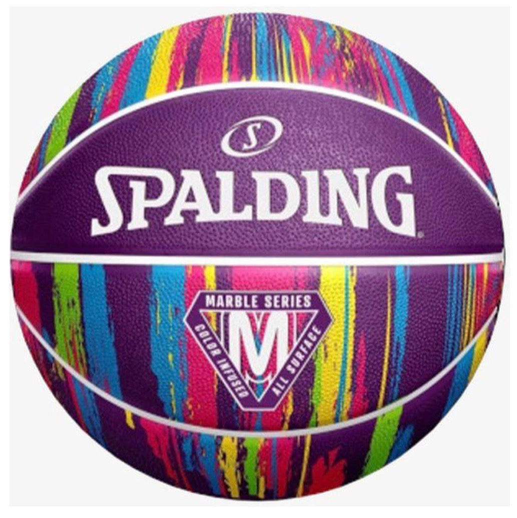 Spalding Marble Seires Purple Outdoor Basketball