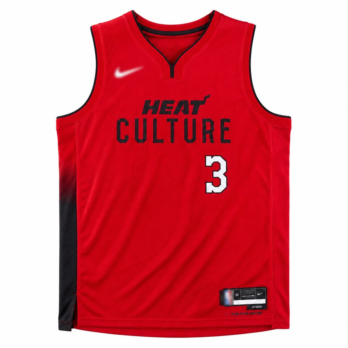 Miami Heat Dwyane Wade #3 Heat Culture Basketball Jersey