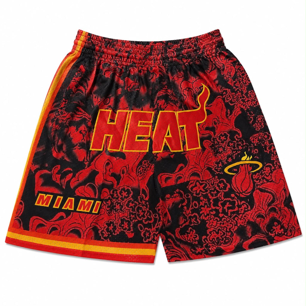 NBA Miami Heat Basketball Shorts-Regular Fit-