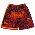 NBA Miami Heat Basketball Shorts-Regular Fit-