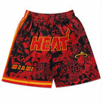 NBA Miami Heat Basketball Shorts-Regular Fit-