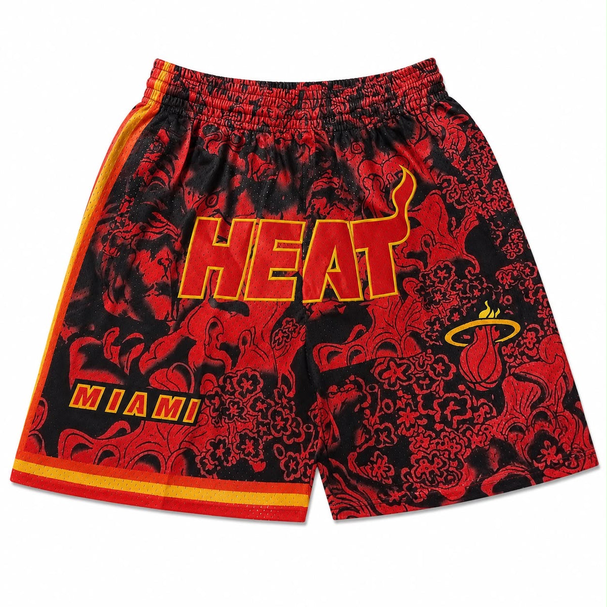 NBA Miami Heat Basketball Shorts-Regular Fit-