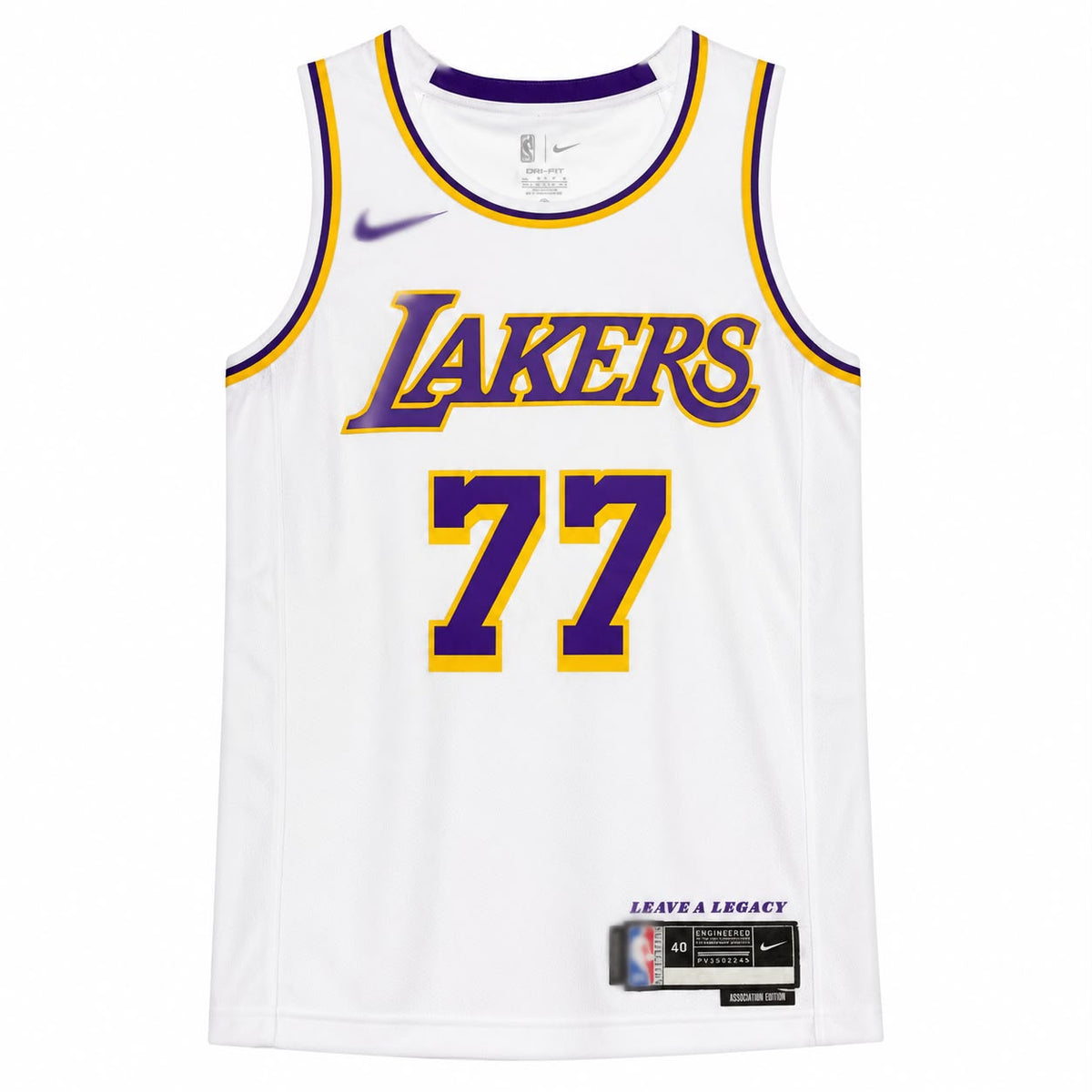 Luka Doncic #77 Los Angeles Lakers Association Edition Basketball Jersey