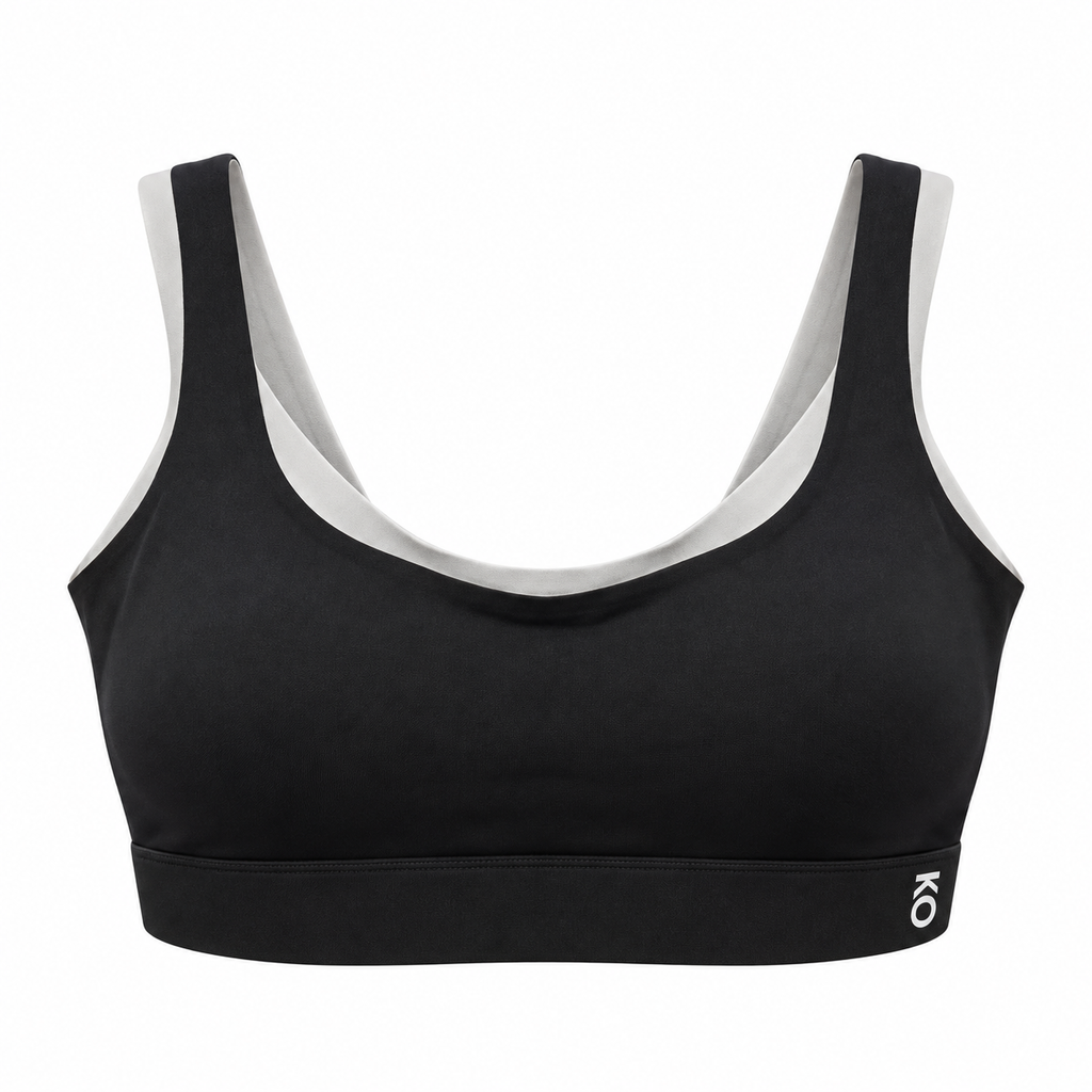KORE Women's Padded Laser-Cut Sport Bra