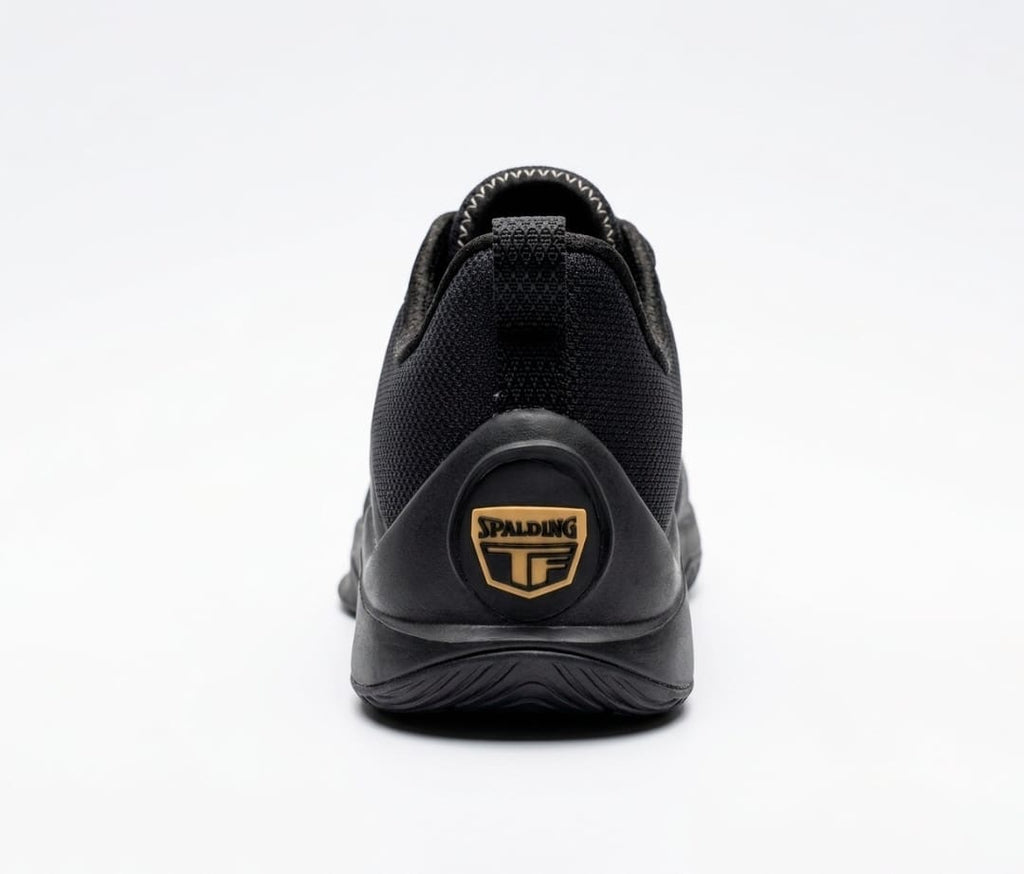 Spalding TF Series Men’s Performance Basketball Shoes – Stealth Black & Gold