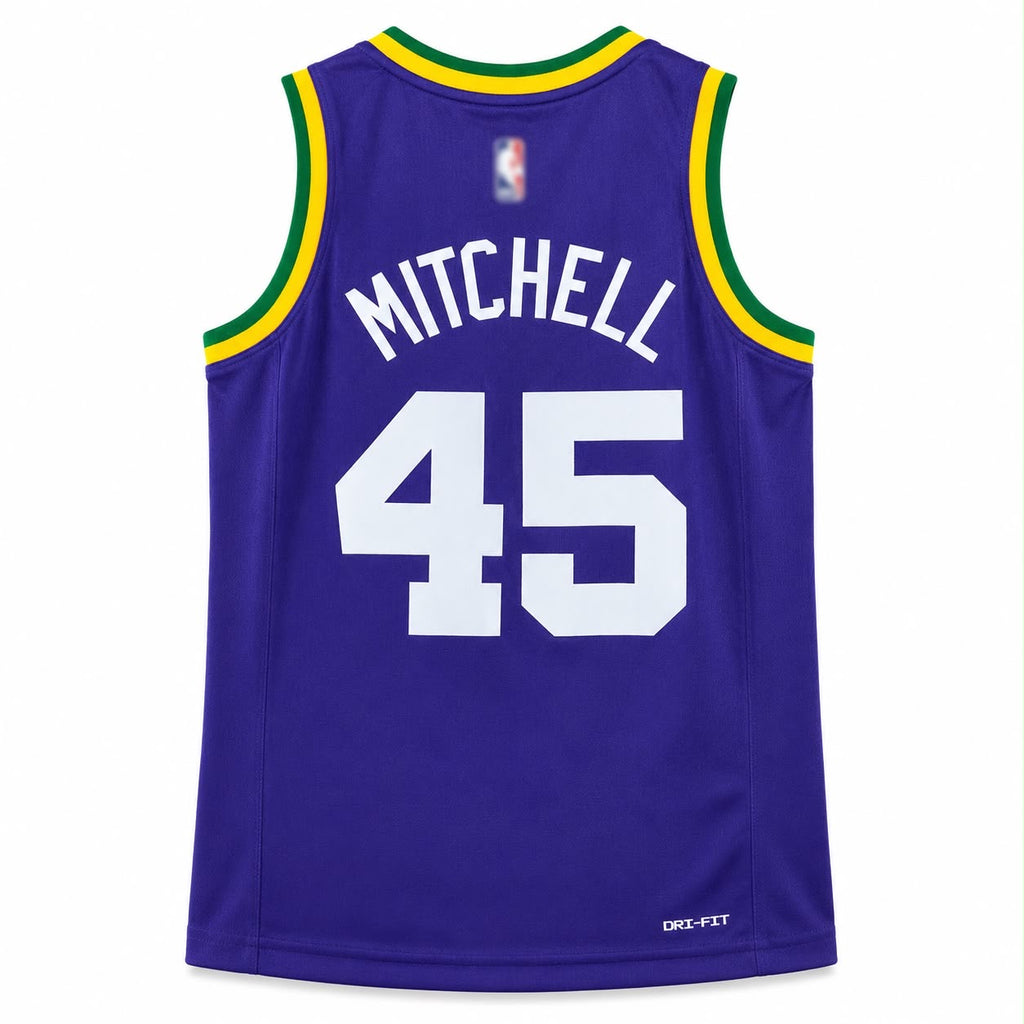 Utah Jazz Donovan Mitchell #45 Basketball Jersey