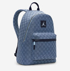 Monogram Denim Casual Backpack | 21L Everyday School & Travel Bag