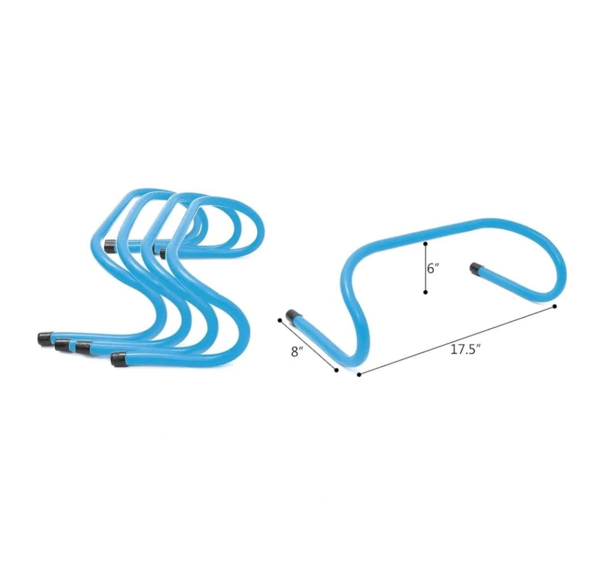 Pack Of 5 Six Inch Speed Hurdles