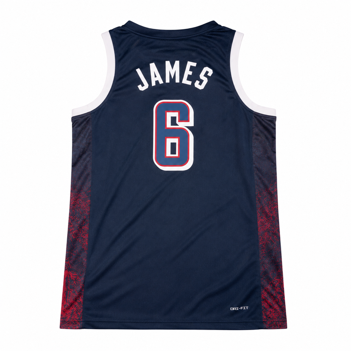 USA Basketball #6 James Jersey