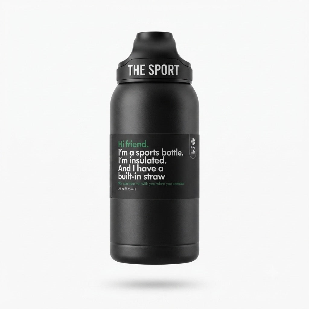 The Sport Insulated Stainless Steel Sports Water Bottle