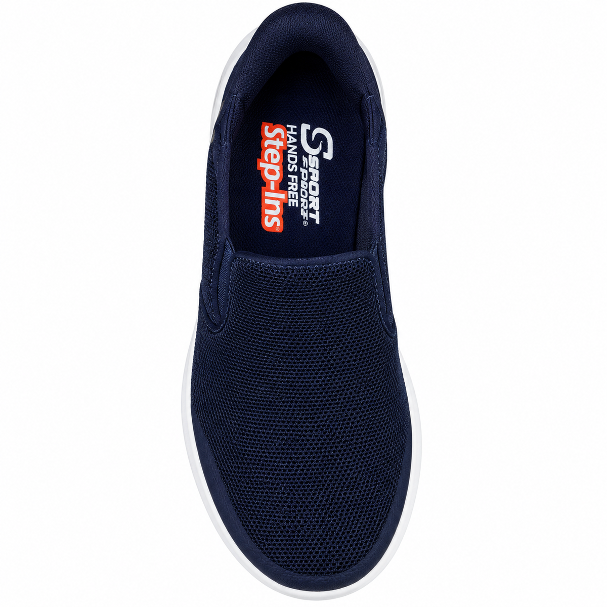 Skechers Men's Laceless Walking Shoes -Breathable Mesh Memory Foam Shoes