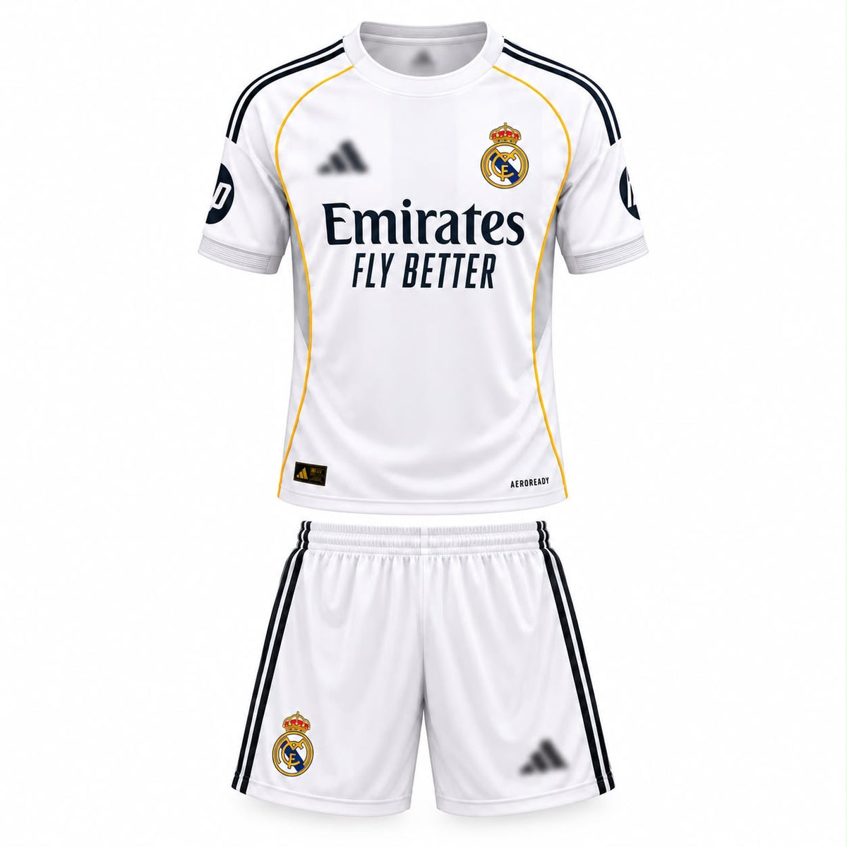 Real Madrid Home Kit ( Jersey & Short) Set
