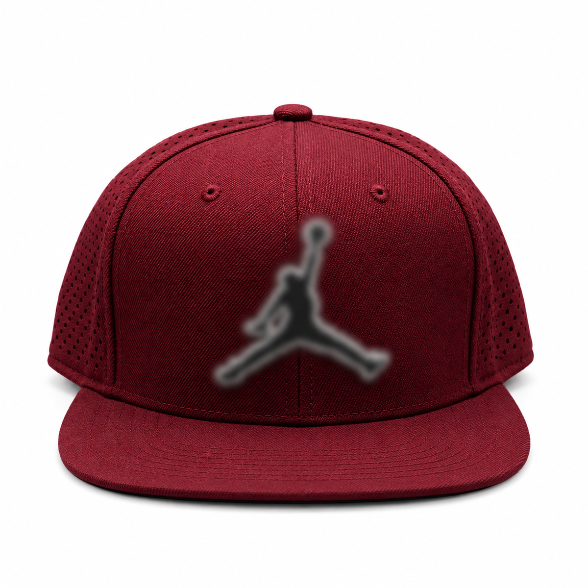 Maroon Flat Brim Baseball Cap