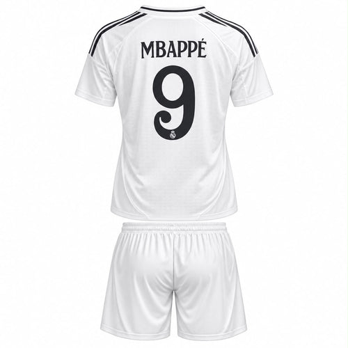 Kylian Mbappe Real Madrid Home Football Kit
