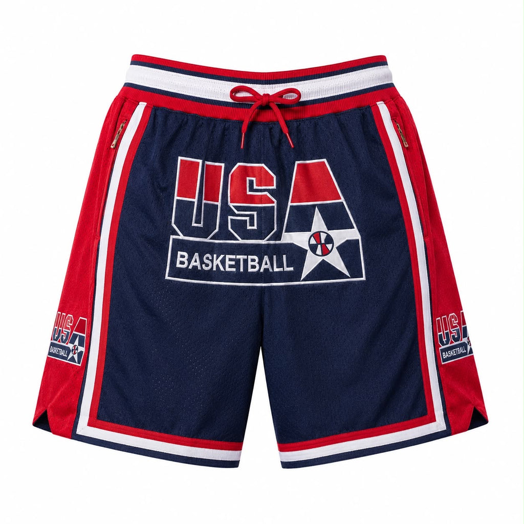 USA Basketball Retro Mesh Sports Regular Fit