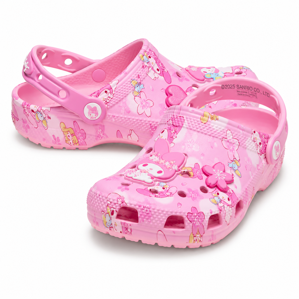 Breathable Graphic Kids Clogs