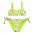 Girls 2 Pieces Graphic Swimwear