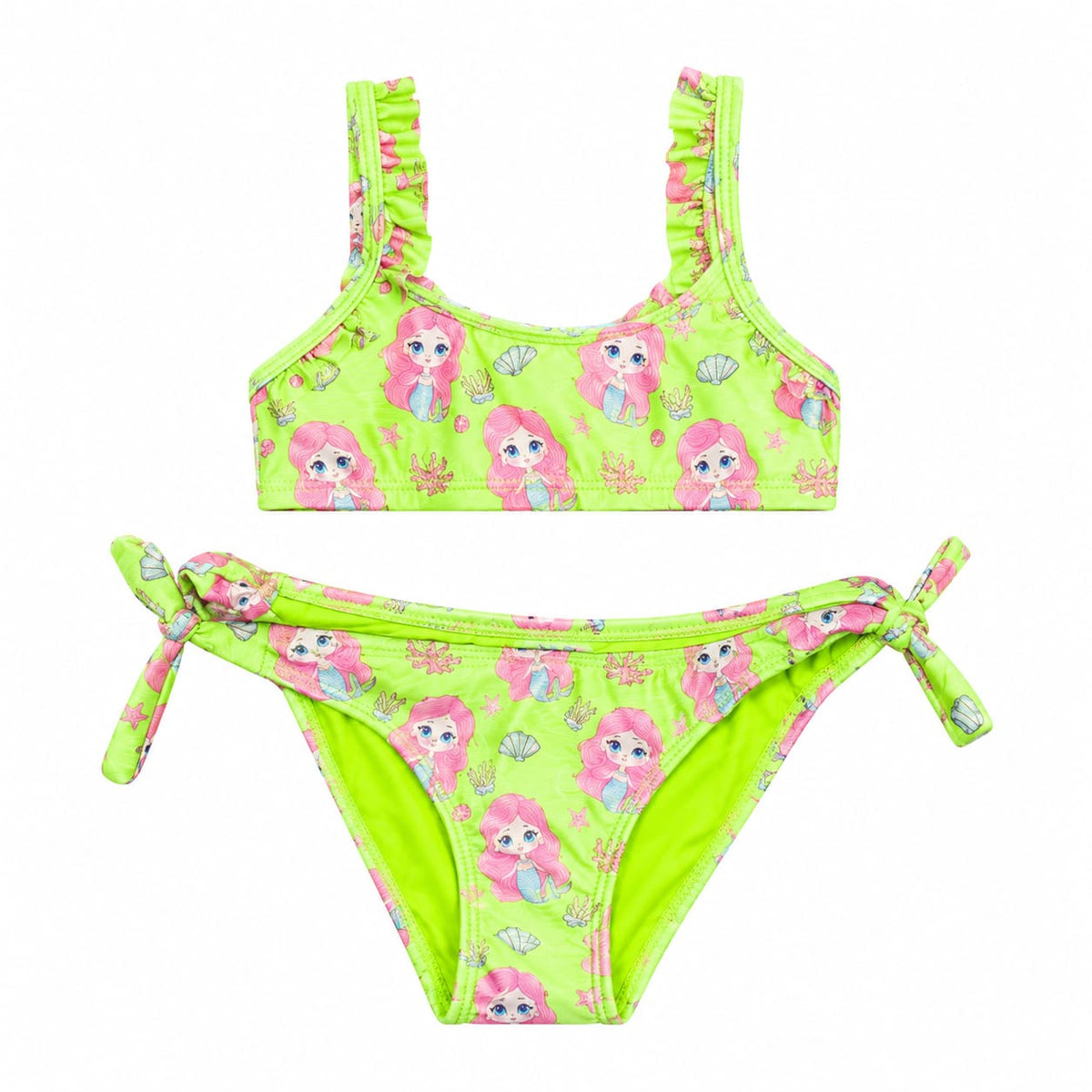 Girls 2 Pieces Graphic Swimwear