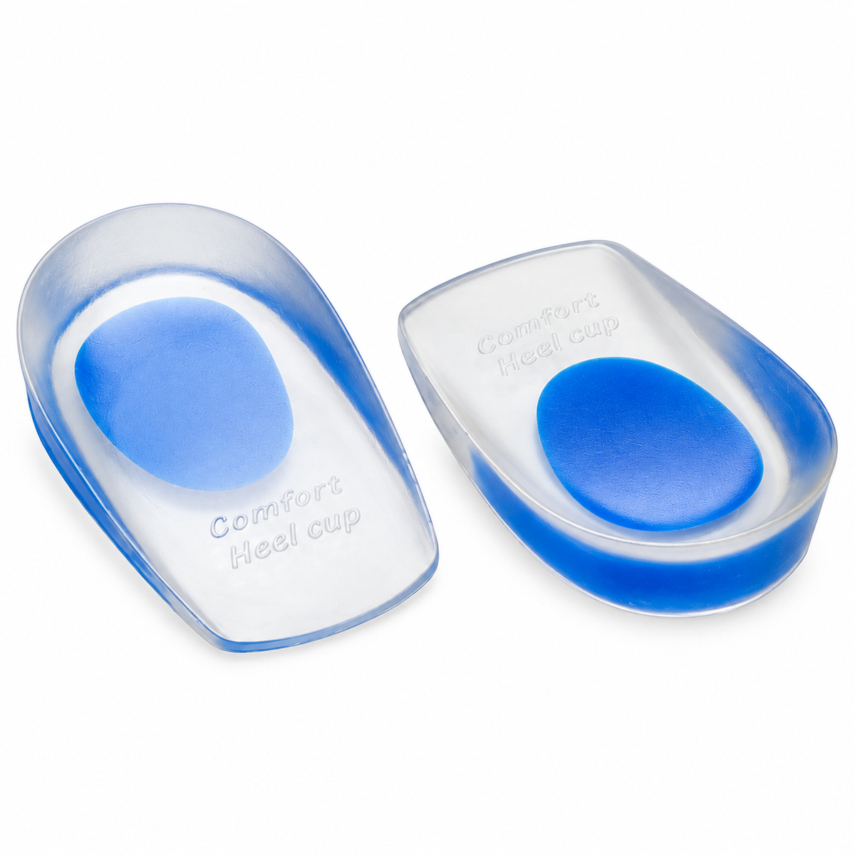 Men Silicone One Size Eu(41-45)Heel Inserts-Pain Relief Heel Pads