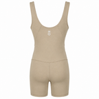 KORE WomenSeamless Scoop Neck Unitard Romper Shorts