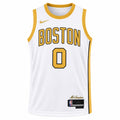 Boston Celtics Jayson Tatum #0 White Basketball Jersey