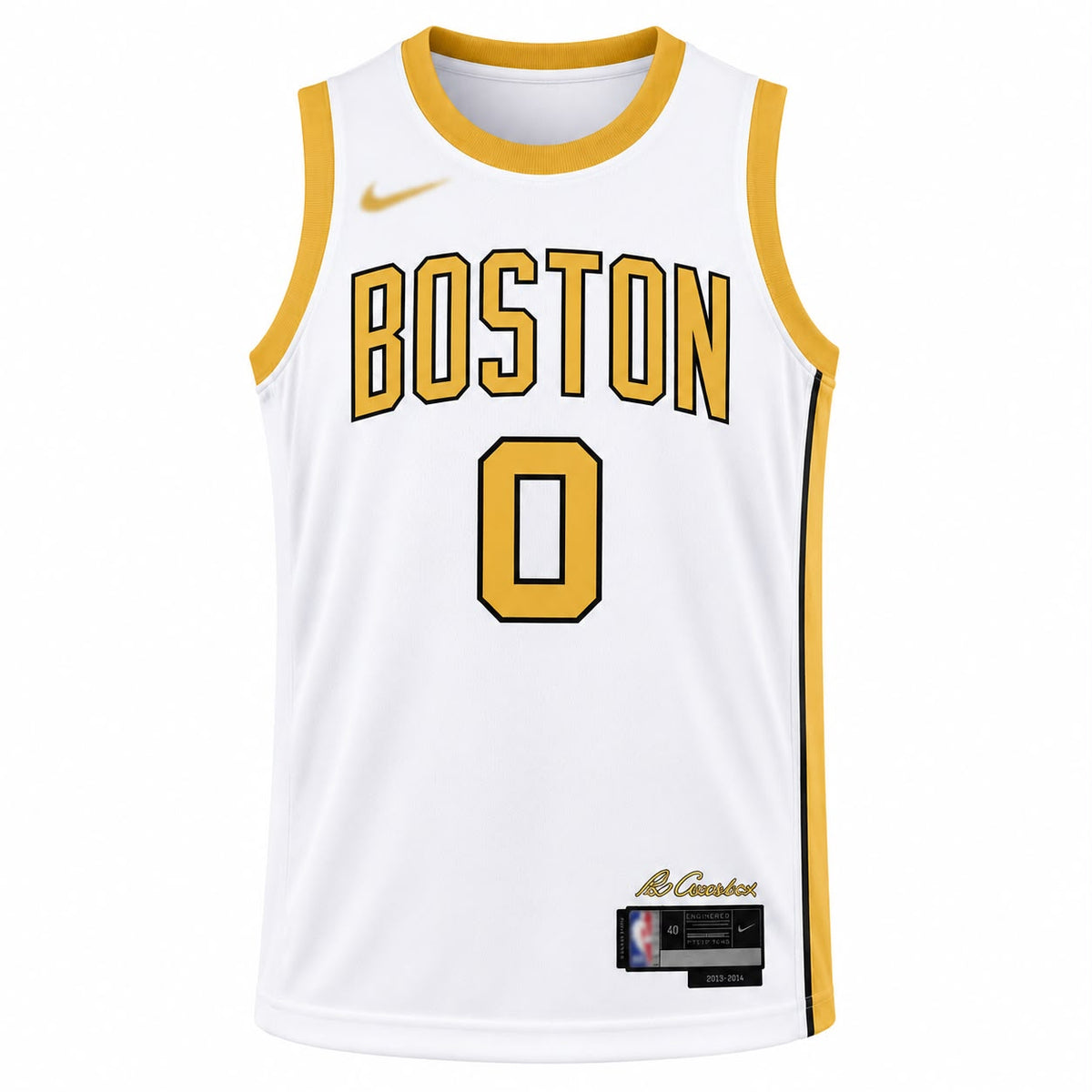Boston Celtics Jayson Tatum #0 White Basketball Jersey