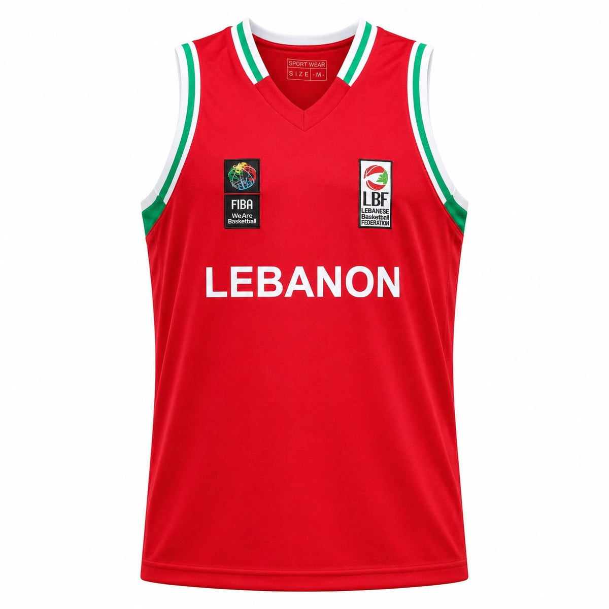 Lebanon National Basketball Team Jersey & Short Set