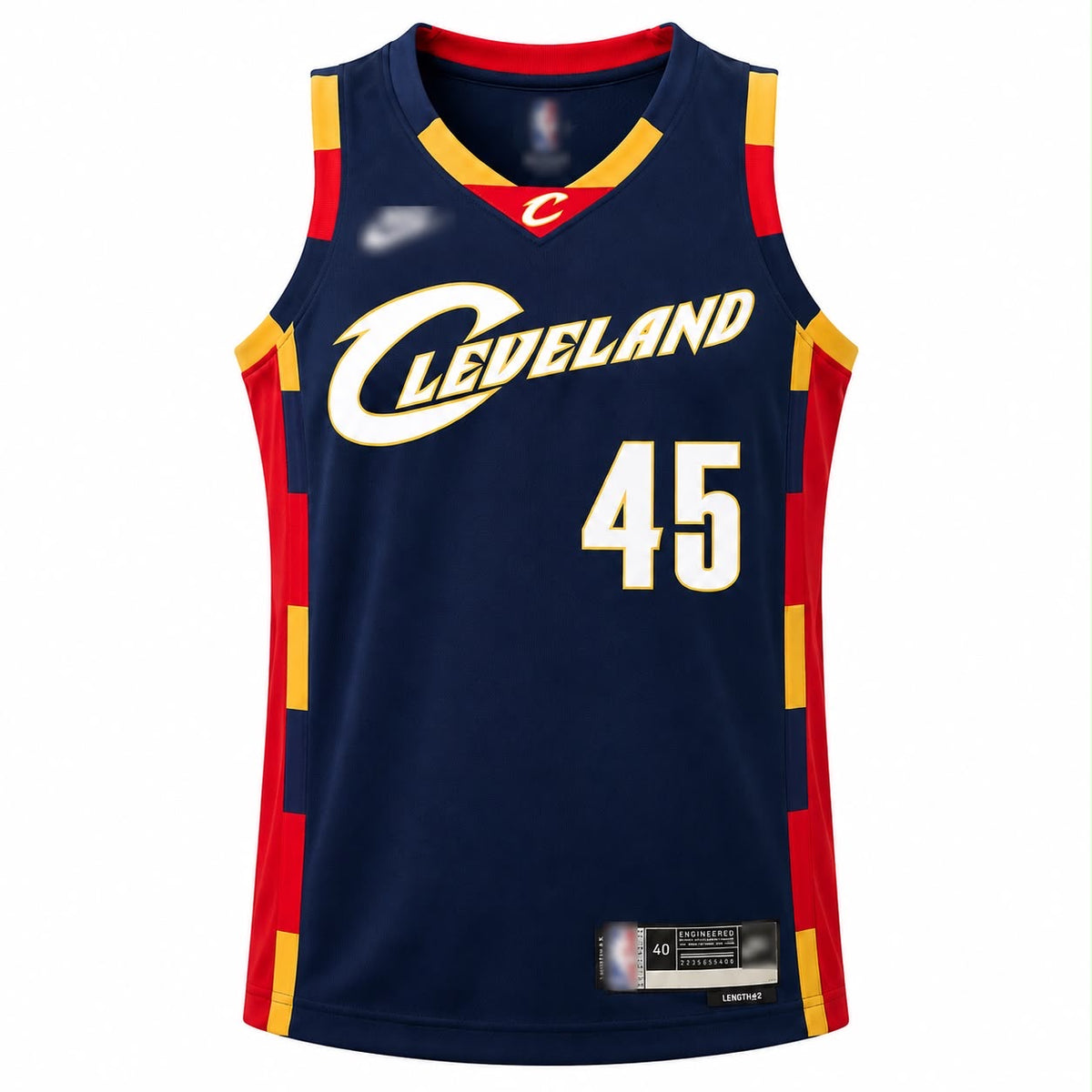 Cleveland Cavaliers #45 Donovan Mitchell Basketball Jersey