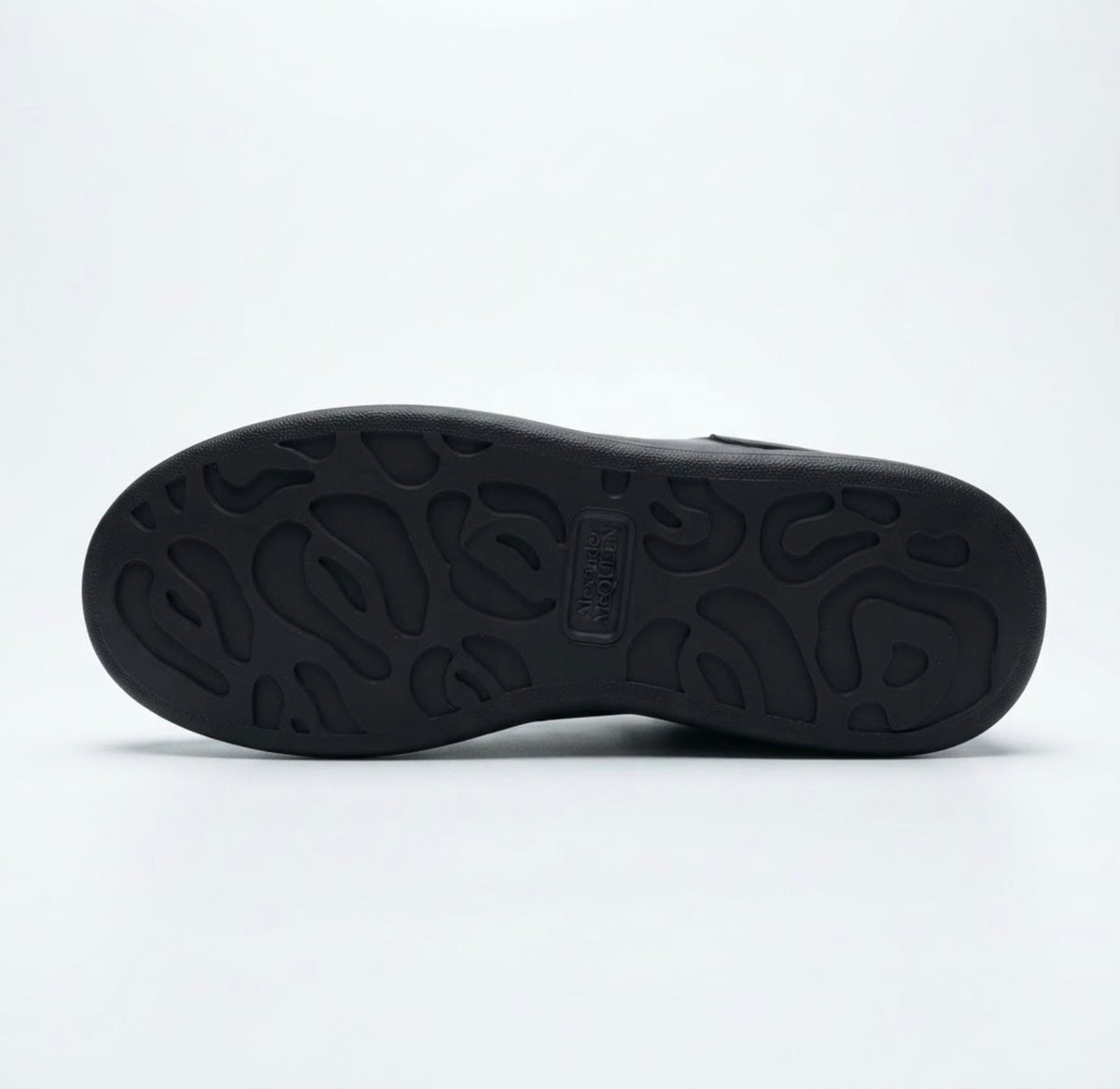 Chunky Sole Classic Leather Sneakers - Premium Black Luxury Shoes