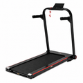 Electric Folding Treadmill w/ Wheels, Safety Button and LED Monitor
