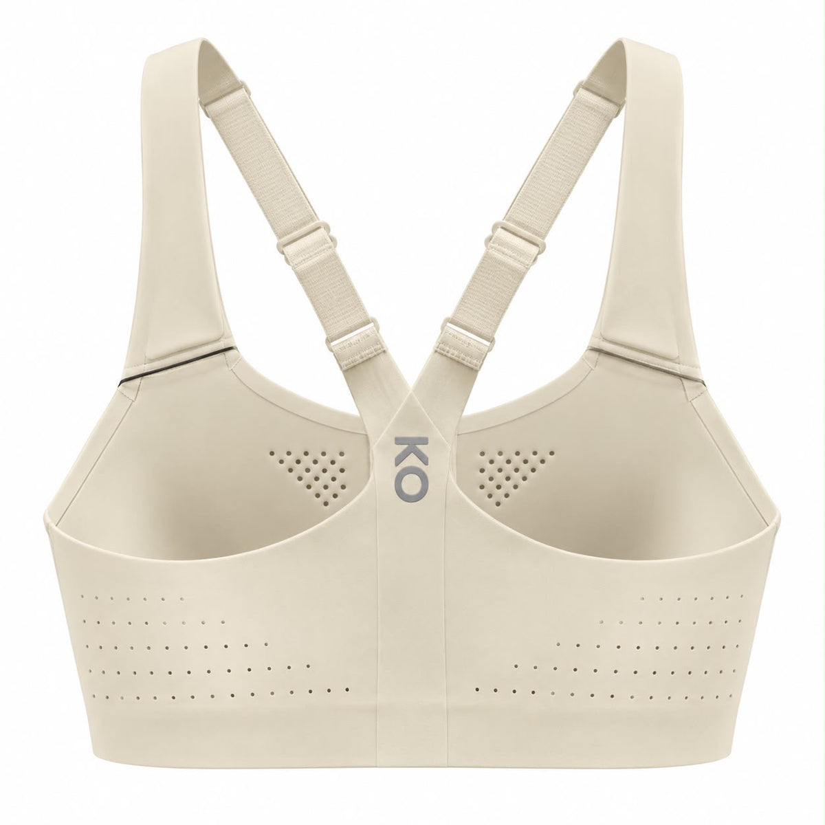 KORE Women High -Impact Front Zip Sports Bra With Adjustable Straps