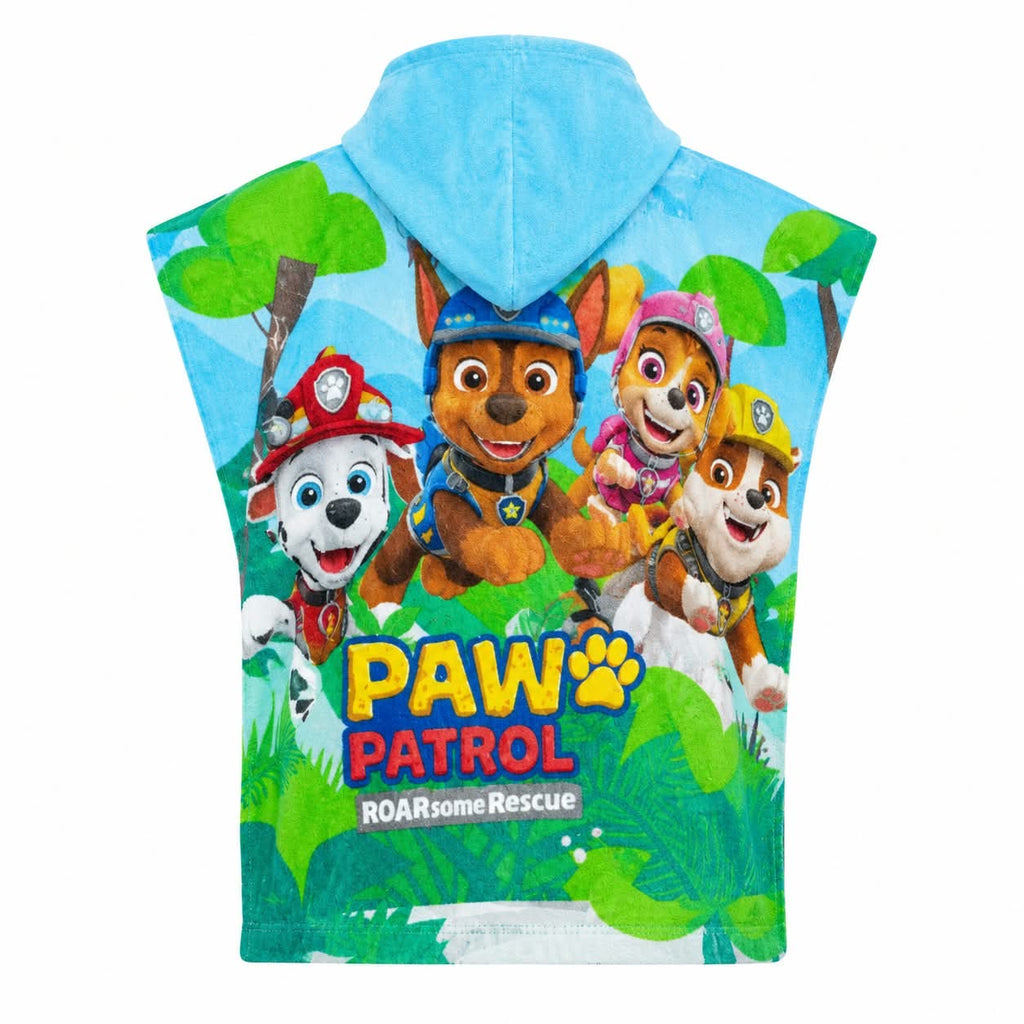Kids Hooded Poncho Towel Wearable Bath & Swimming Towel