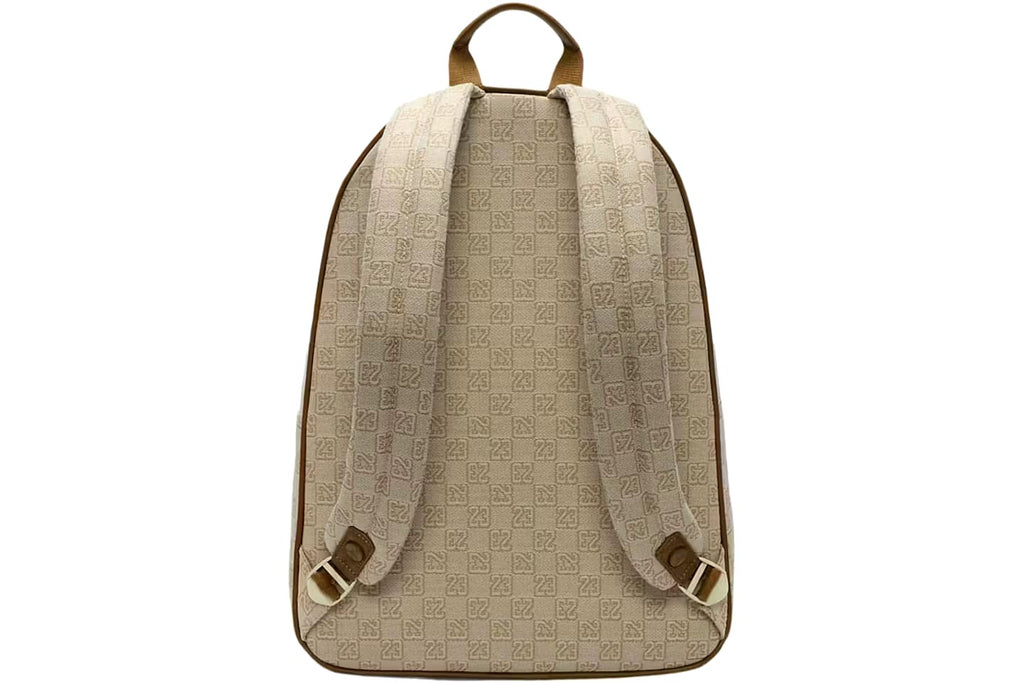 Monogram Denim Casual Backpack | 21L Everyday School & Travel Bag
