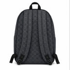 Monogram Denim Casual Backpack | 21L Everyday School & Travel Bag