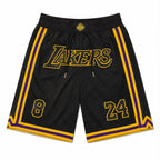 NBA Los Angeles Lakers Kobe Bryant 8 24 Basketball Shorts-Regular Fit-