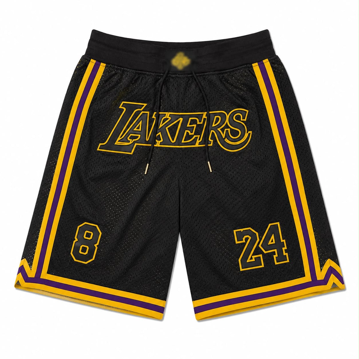 NBA Los Angeles Lakers Kobe Bryant 8 24 Basketball Shorts-Regular Fit-