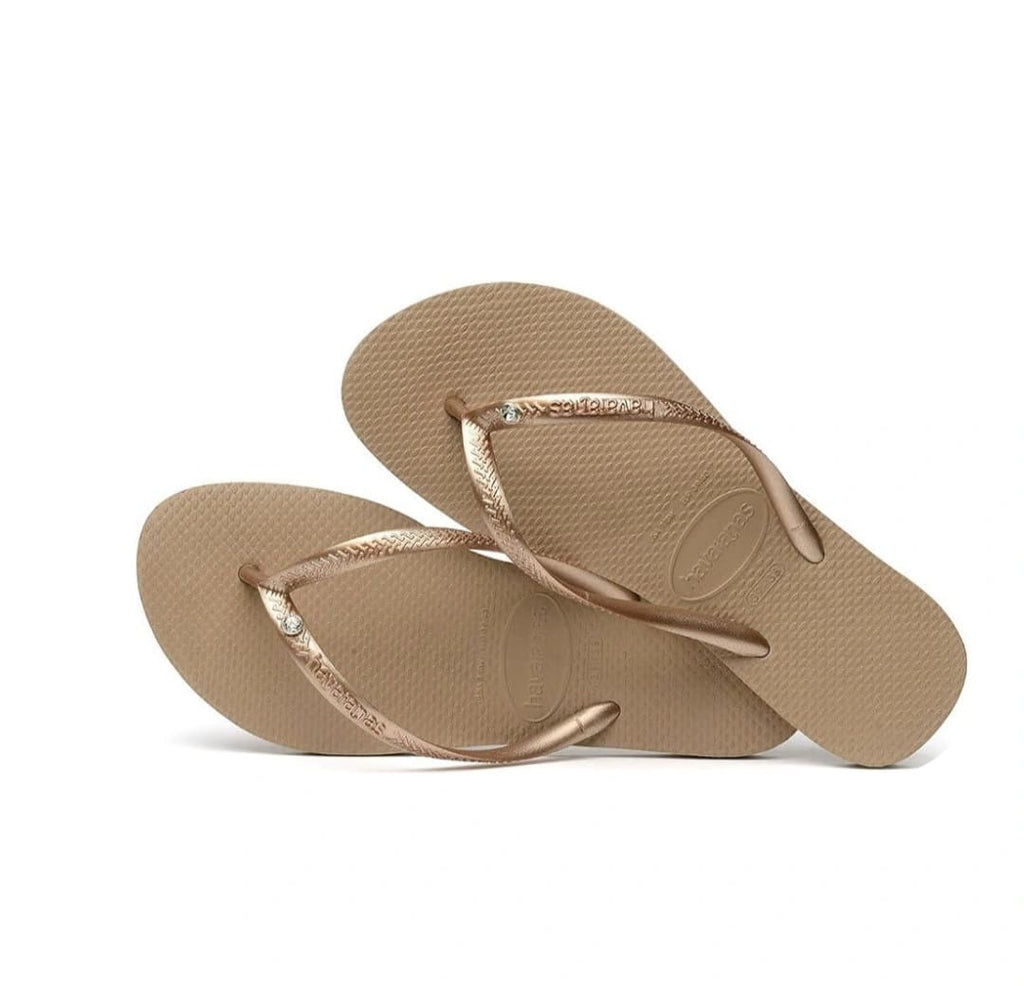 Havaianas Slim Crystal Glamour Flip-Flops