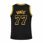 Luka Doncic #77 Los Angeles Lakers Basketball Jerey & Short Set