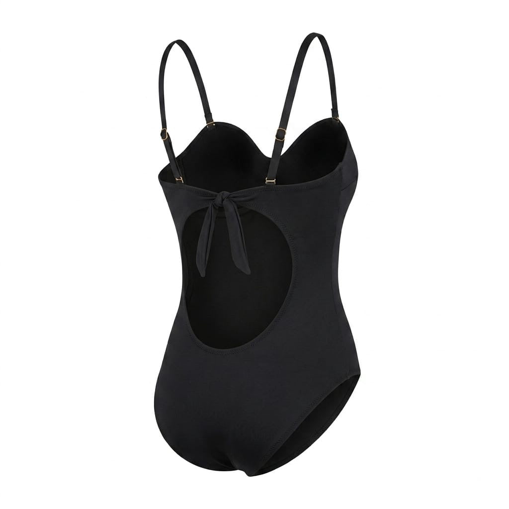 Women Black 1 Piece Swimwear