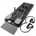 Multifunctional Foldable Pilates Refomer Board With Resistance Bands -Full Body Workout,Core Strengh
