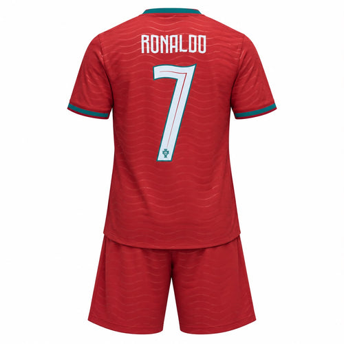 Portugal 2026 Home Football Kit- Cristiano Ronaldo #7( Jersey & Shorts Set )