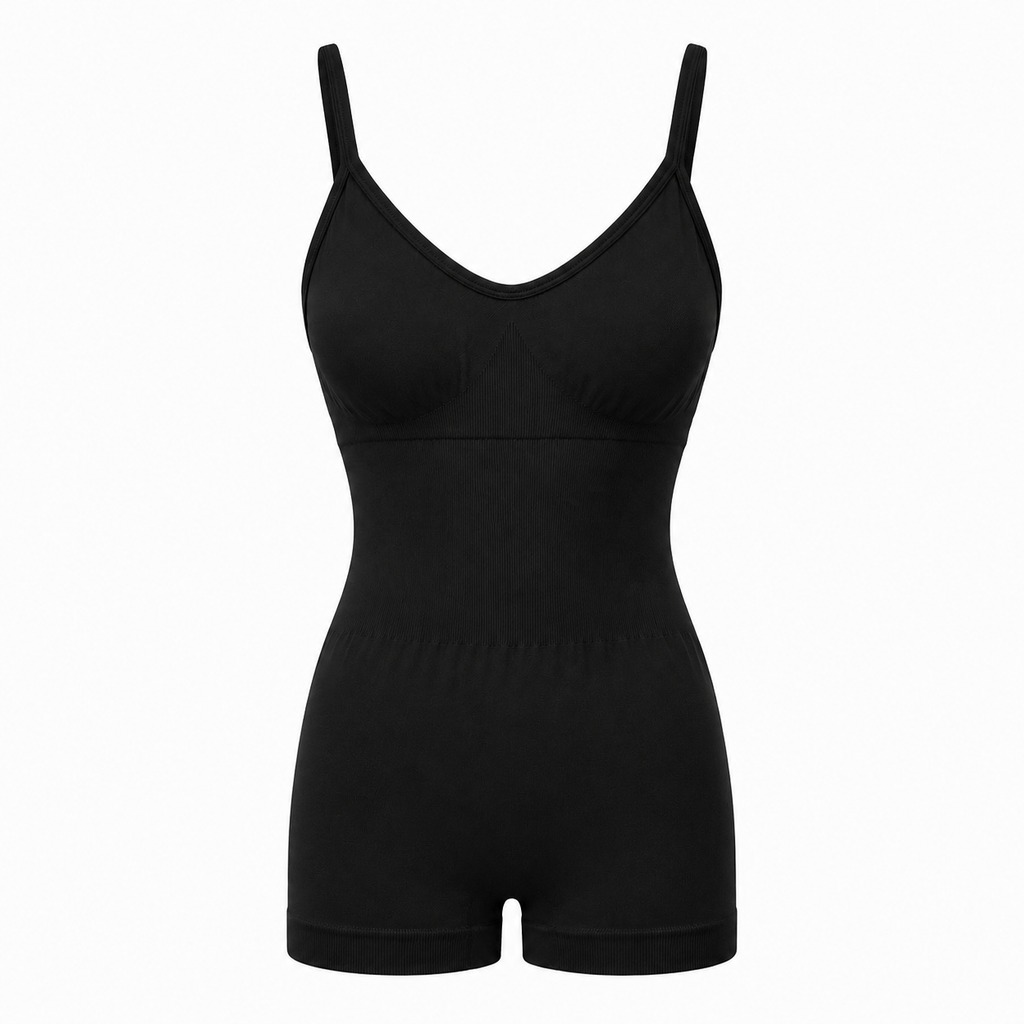 KORE Women Seamless Adjustable Strap Sculpting Romper